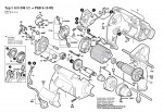 Bosch 0 603 338 5D5 Psb 5-15 Re Percussion Drill 230 V / Eu Spare Parts